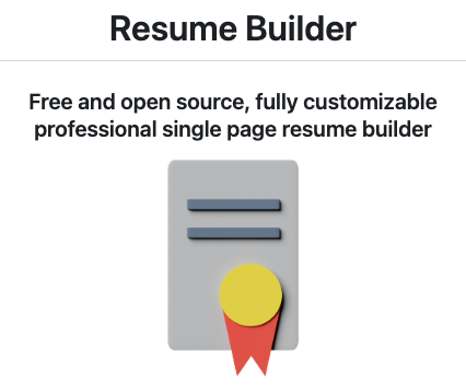 Resume Builder